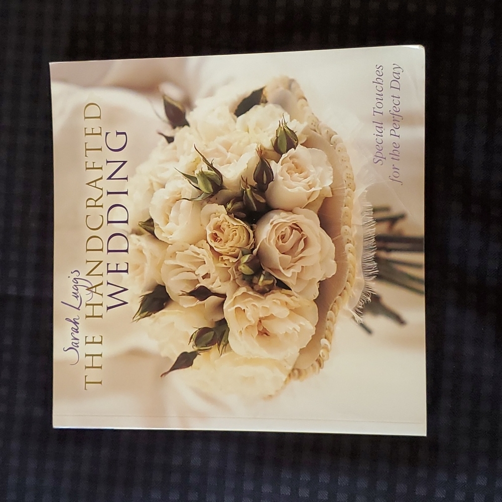 The Handcrafted Wedding by Sarah Lugg, paperback book, wedding, crafts